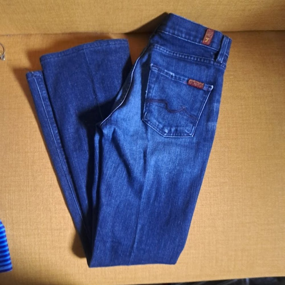 7 For All Mankind High Waist Bootcut Sz 25